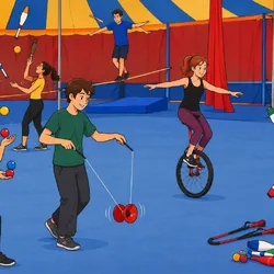 Circo en la Luna – Escuela de Circo de San Martín del Rey Aurelio